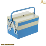 جعبه ابزار فلزی اتوماتیک 30 سانت 3 طبقه لوکس درویشیان مدل P303