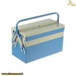 جعبه ابزار فلزی اتوماتیک 40 سانت 3 طبقه کف بلند لوکس درویشیان مدل P403 کد 2