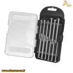 ست پیچ گوشتی ساعتی 12 عددی دسته فلزی رونیکس